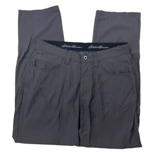 Eddie Bauer nylon hiking pants Men's size 34 x 32 Gray